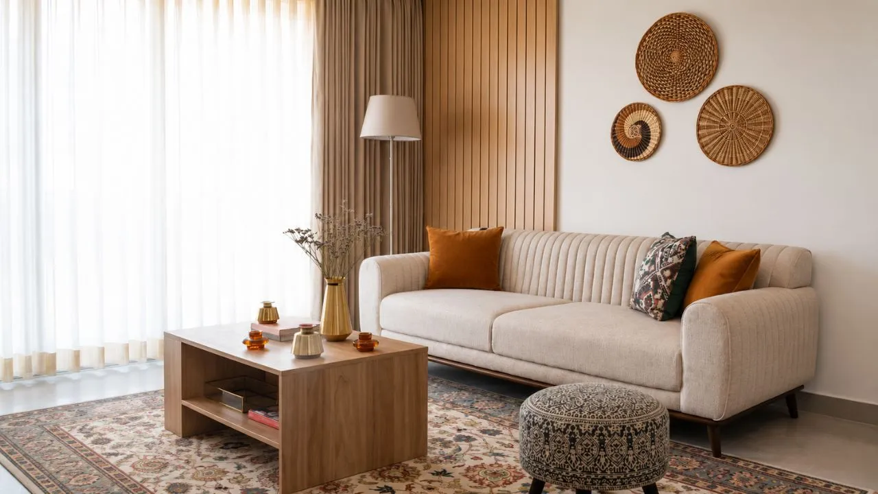 Living room renovation after design, Kolkata